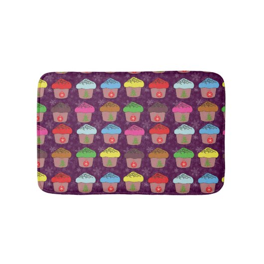 Weihnachtskuchen Badematte (Vorderseite)