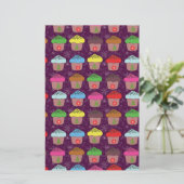 Weihnachtskuchen Briefpapier (Stehend Vorderseite)