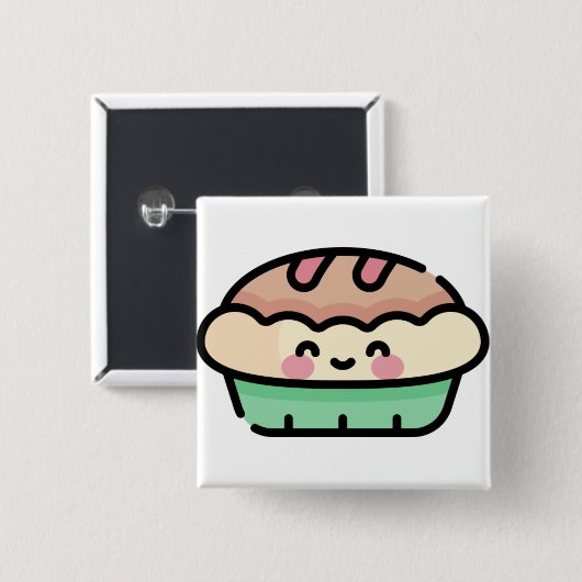 Weihnachtskuchen Button (Vorne & Hinten)