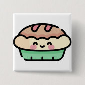 Weihnachtskuchen Button (Vorderseite)
