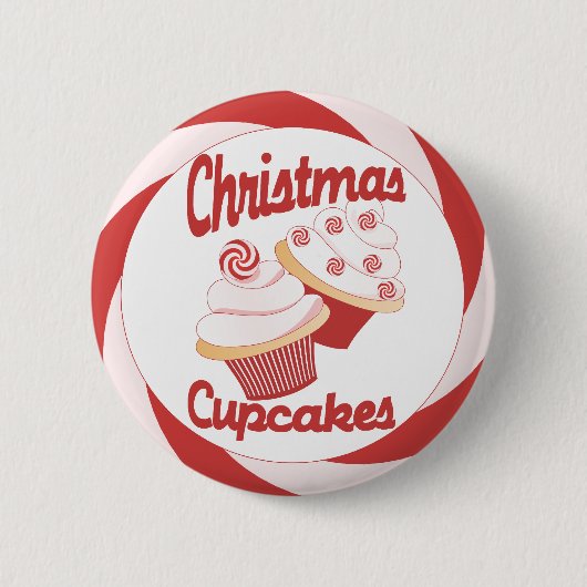 Weihnachtskuchen Button (Vorderseite)