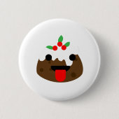 Weihnachtskuchen Button (Vorderseite)