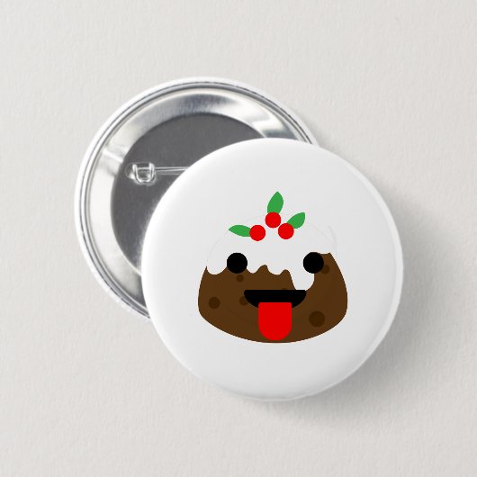 Weihnachtskuchen Button (Vorne & Hinten)
