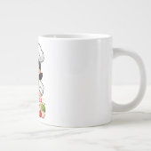 Weihnachtsküchen-Crew-Cute-Chef-Tasse Jumbo-Tasse (Rechts)
