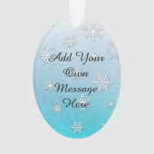 Weihnachtskuchen des personalisierten Fotos Ornament (Rückseite)