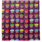 Weihnachtskuchen Duschvorhang (Vorderseite)