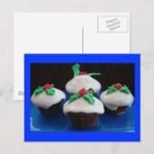 Weihnachtskuchen Feiertagspostkarte (Vorne/Hinten)
