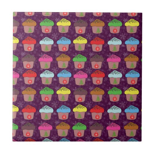 Weihnachtskuchen Fliese (Vorderseite)