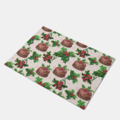 Weihnachtskuchen Fußmatte (Schrägansicht)