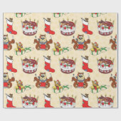 Weihnachtskuchen Geschenkpapier (Flach)