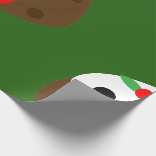 Weihnachtskuchen Geschenkpapier (Ecke)