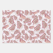 Weihnachtskuchen Geschenkpapier Set (Vorderseite 2)