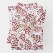 Weihnachtskuchen Geschenkpapier Set (Beispiel)