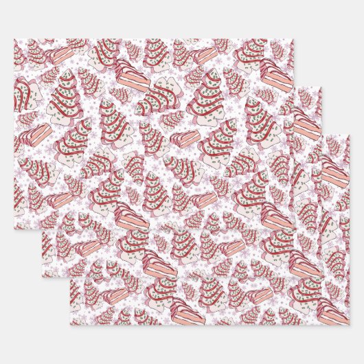 Weihnachtskuchen Geschenkpapier Set (Set)