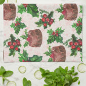 Weihnachtskuchen Geschirrtuch (Gefaltet)