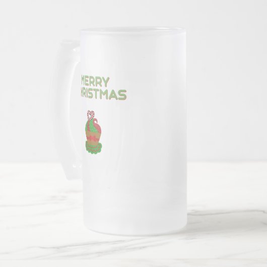 Weihnachtskuchen Große Mattierte Tasse (Vorderseite Links)