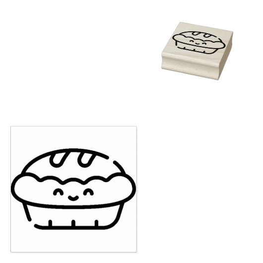 Weihnachtskuchen Gummistempel (Stempel)