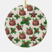Weihnachtskuchen Keramik Ornament (Hinten)