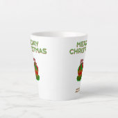 Weihnachtskuchen Kleine Latte Tasse (Vorderseite)