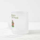 Weihnachtskuchen Kleine Mattierte Tasse (Vorderseite Links)