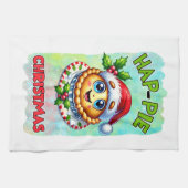 Weihnachtskuchen Kunst Geschirrtuch (Horizontal)
