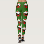 Weihnachtskuchen Leggings (Rückseite)