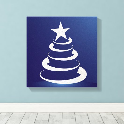 Weihnachtskuchen Leinwanddruck (Insitu (Holzboden))