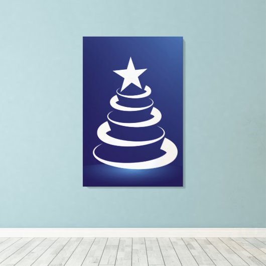 Weihnachtskuchen Leinwanddruck (Insitu (Holzboden))