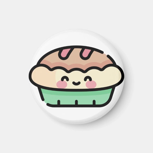 Weihnachtskuchen Magnet (Vorne)