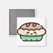 Weihnachtskuchen Magnet (Vorderseite/Rückseite)