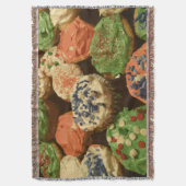 Weihnachtskuchen mit Sprinklen Decke (Vorderseite Vertikal)