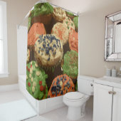 Weihnachtskuchen mit Sprinklen Duschvorhang (Beispiel)