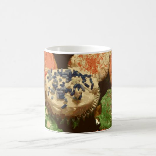 Weihnachtskuchen mit Sprinklen Kaffeetasse (Mittel)