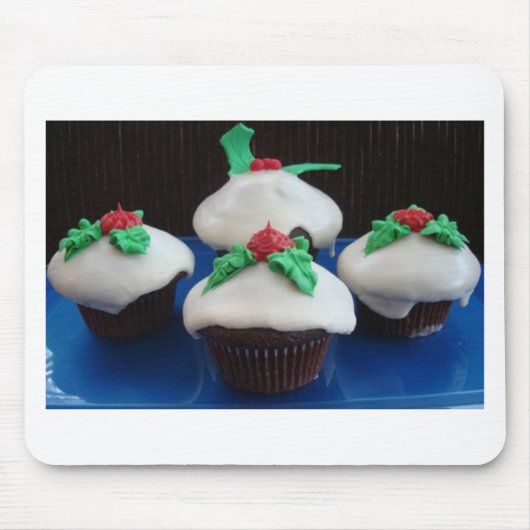 Weihnachtskuchen Mousepad (Vorne)