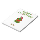 Weihnachtskuchen Notepad (14 cm x 15,2 cm) Notizblock (Rotiert)