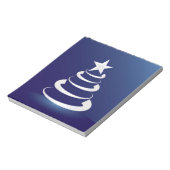 Weihnachtskuchen Notizblock (Rotiert)