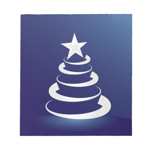 Weihnachtskuchen Notizblock (Vorderseite)