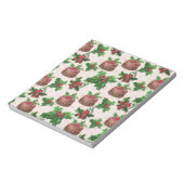 Weihnachtskuchen Notizblock (Rotiert)