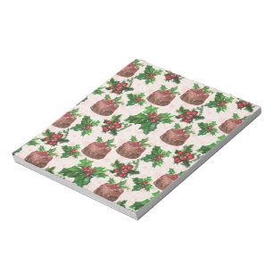 Weihnachtskuchen Notizblock