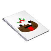 Weihnachtskuchen Notizblock (Rechte Seite)