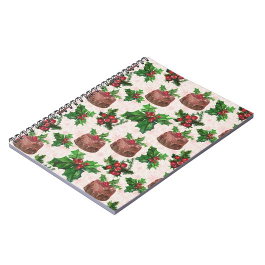 Weihnachtskuchen Notizblock (Linke Seite)