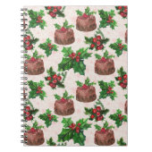 Weihnachtskuchen Notizblock (Vorderseite)