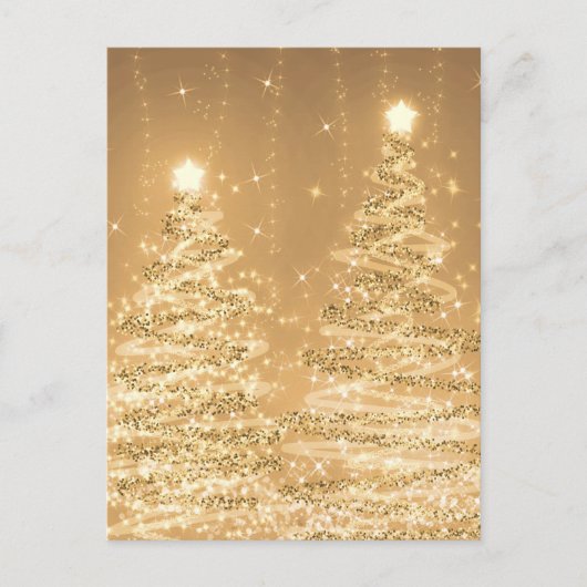 Weihnachtskuchen-Party Postkarte (Vorderseite)