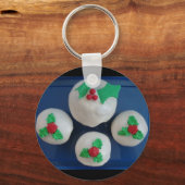 Weihnachtskuchen Schlüsselanhänger (Vorderseite)