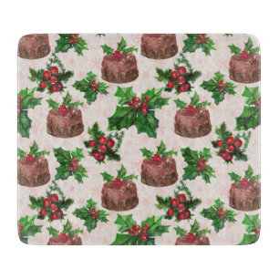 Weihnachtskuchen Schneidebrett