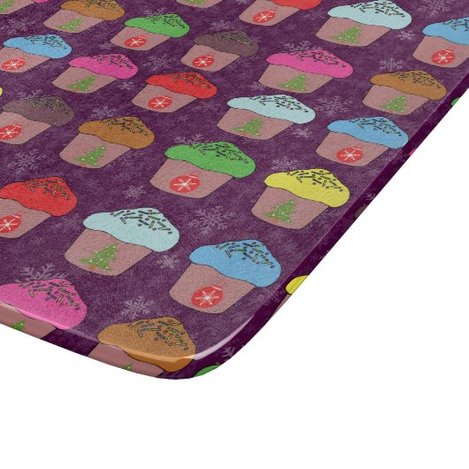 Weihnachtskuchen Schneidebrett (Ecke)