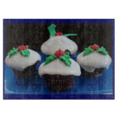 Weihnachtskuchen Schneidebrett (Vorderseite)