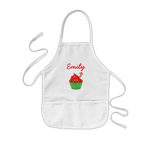 Weihnachtskuchen Schürze für Kinder
