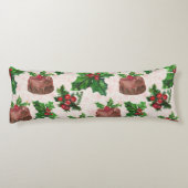 Weihnachtskuchen Seitenschläferkissen (Rückseite)