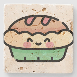 Weihnachtskuchen Steinuntersetzer